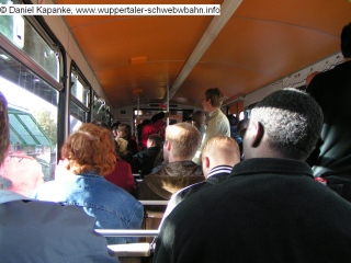 Innen Leben einer Schwbebahn